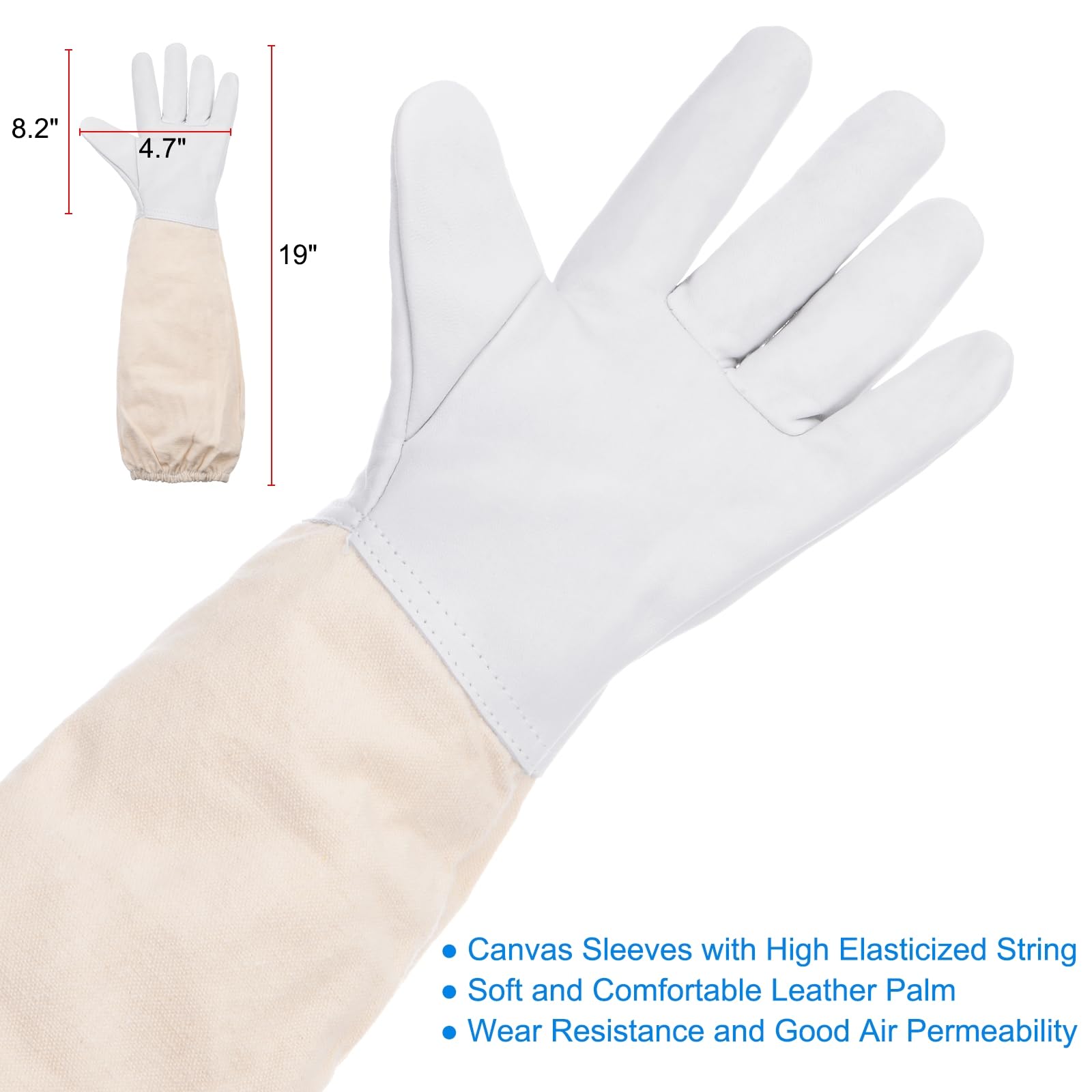 QUARKZMAN Tuta da Apicoltore per Uomo e Donna XL con Guanti e Velo (Giacca, Pantaloni, Guanti) Tute da Apicoltore per Adulti Principianti e Professionisti per Apiario, Giallo