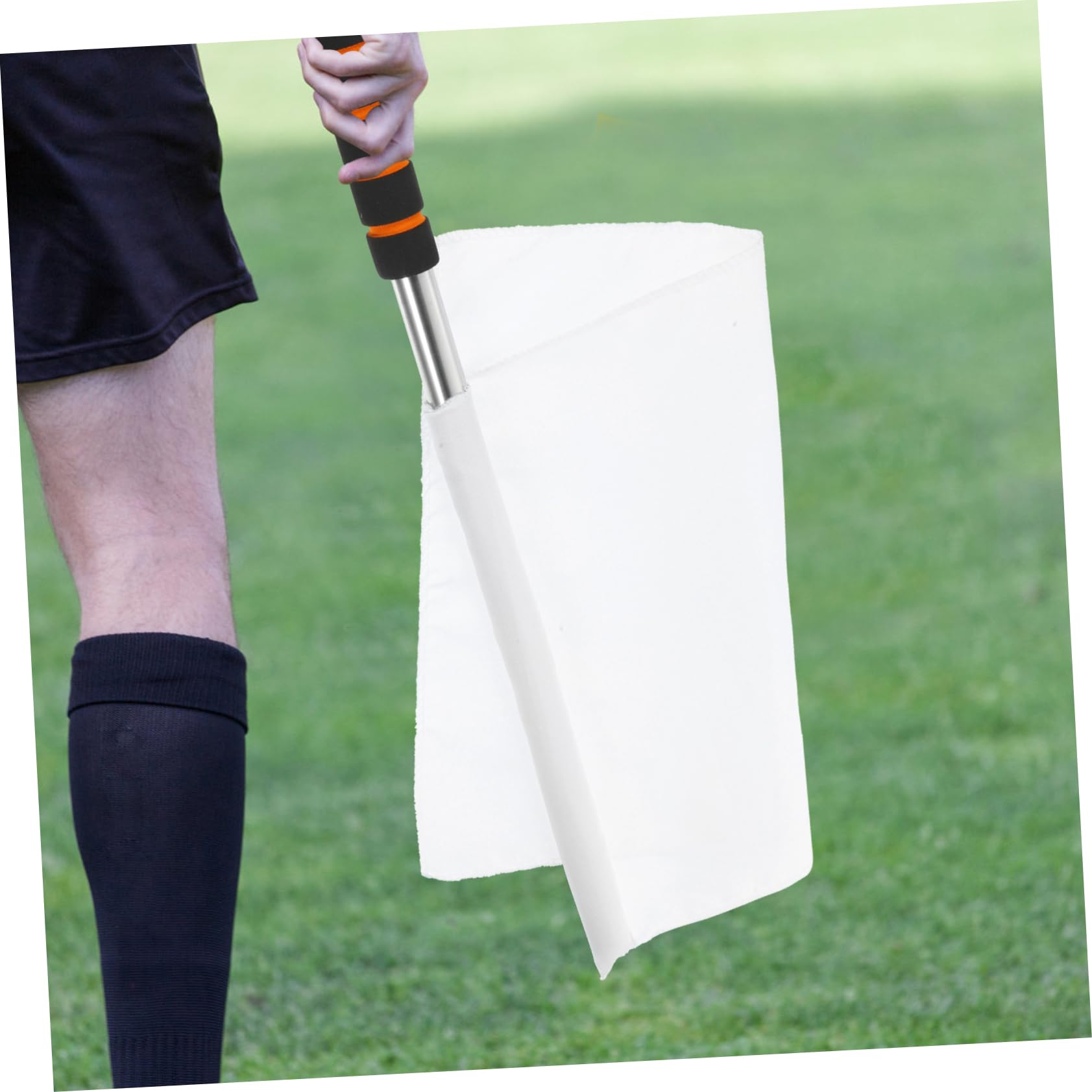 SUPVOX Set 10 Pezzi Bandiere Segnaletiche per Arbitri da Calcio e Pallavolo in Poliestere Leggero con Supporto in Acciaio Inox, per Competizioni Sportive e Segnalazioni Visibili