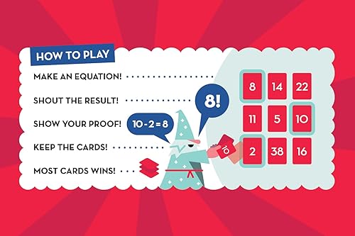 Miniatura 6 de Proof! Juego de matemáticas - El juego rápido de magia de matemáticas mentales - Juego educativo galardonado con el premio Teachers' Choice, a