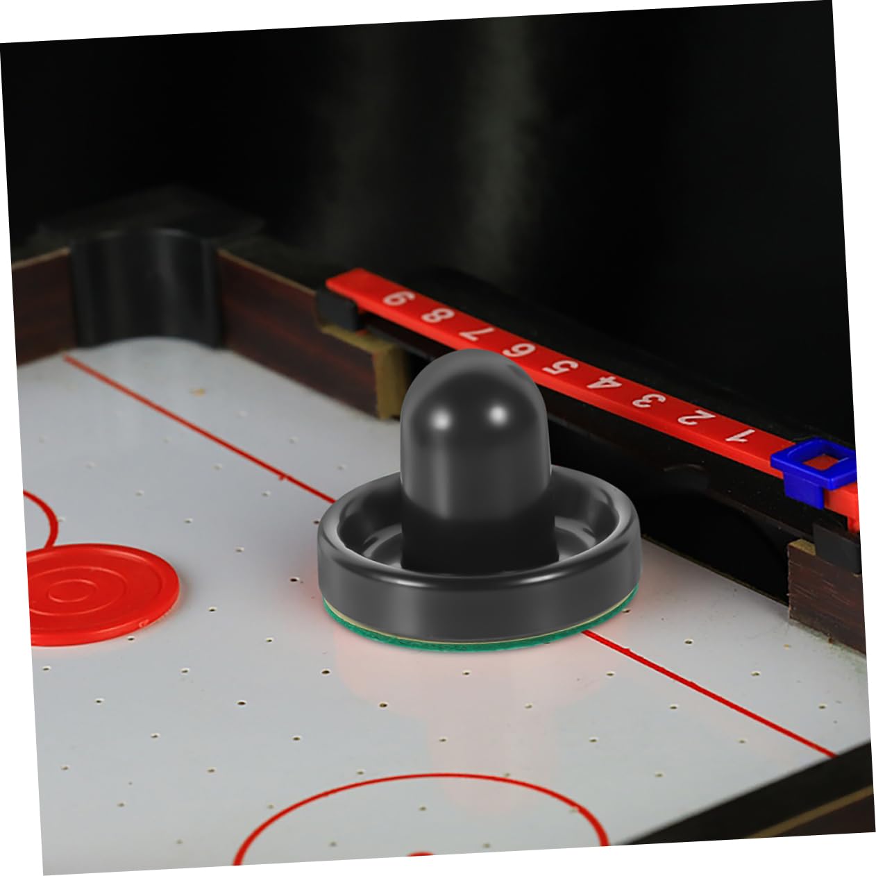 VICASKY Accessoires de hockey sur glace - Accessoires de hockey sur glace - Ensemble de palets de hockey sur glace - Set de palets de hockey de table - En plastique - Rouge