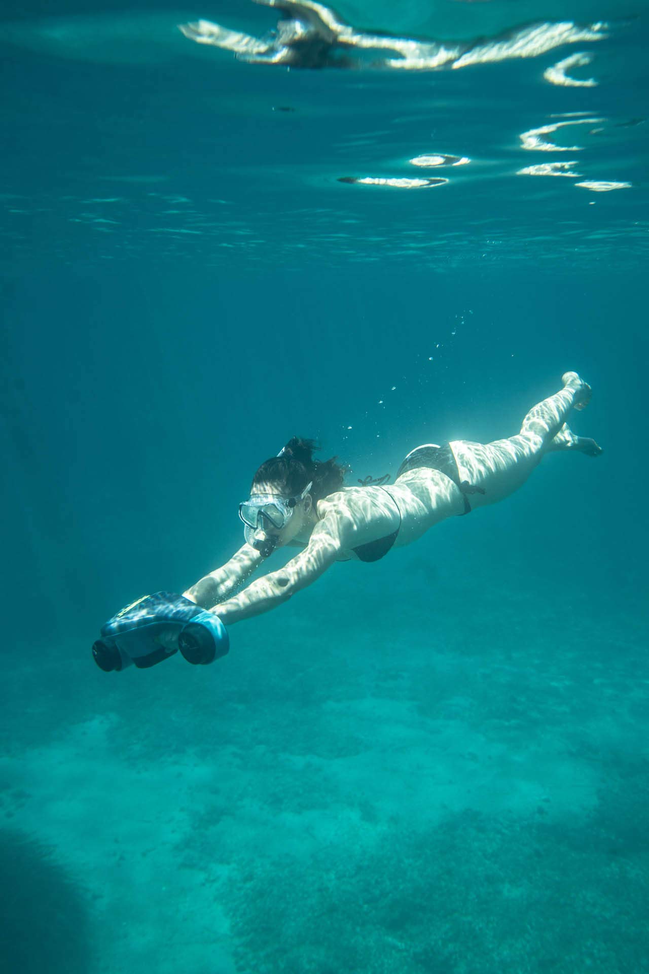 Jobe Mixte, Multicolore, Infinity Sea Scooter avec Sac ET Set DE Snorkel