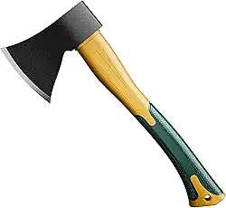 Machado para cortar madeira 16 "Machado de campismo Machado de exterior para cortar madeira e lenha com pega antiderrapante