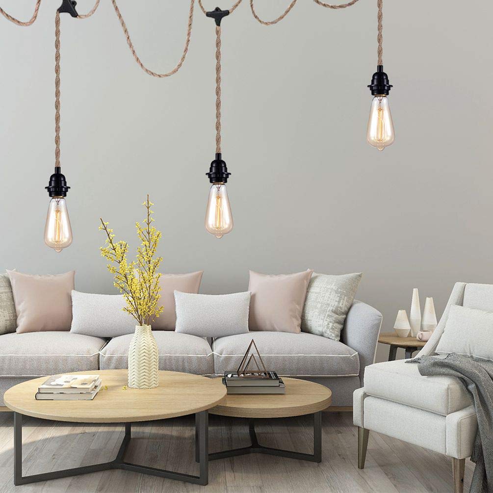 Buy Triple Pendant Light Cord 27ft Hanging Light Kit with Independent