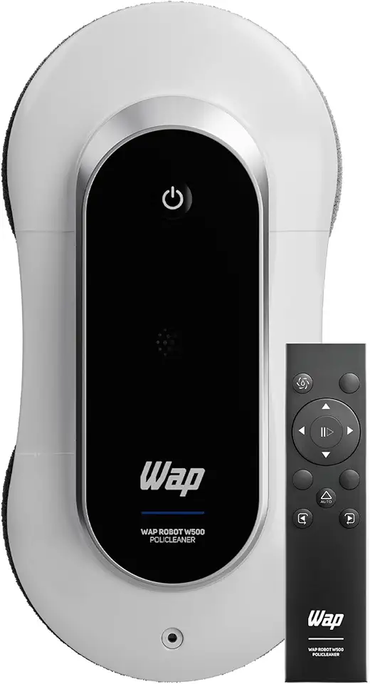 WAP Robô Limpa Vidros ROBOT W500 com Bateria de Emergência e Sensores de Bordas Antiqueda 72W Bivolt