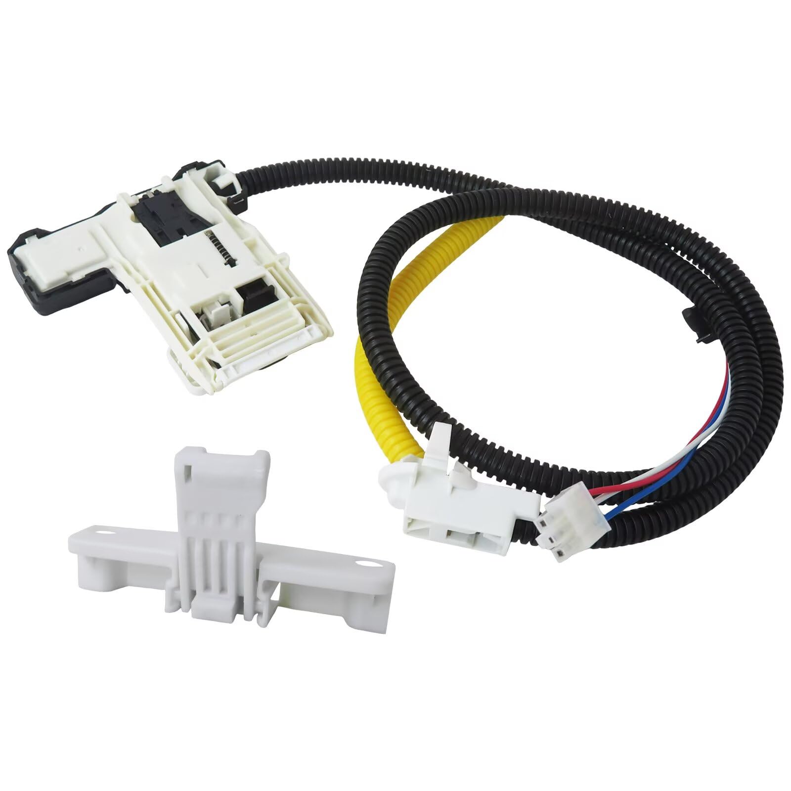 W11307244 W10682535 Cerradura de tapa de arandela y tapa W10837741 compatible con modelos Maytag RTW4519PW0 MVWC565FW3 MVWC565FW2, pestillo de puerta de lavado reemplaza W10838613 W108386613