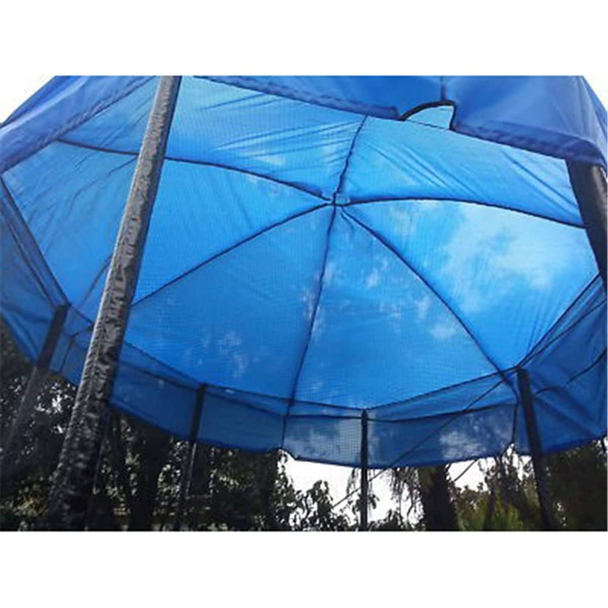 Toldo para cama elástica al aire libre – 6 pies, 8 pies, 10 pies, 12 pies – Protege del sol y la lluvia/nieve – Parasol para tienda de campaña para patio trasero – Cubierta de toldo para la