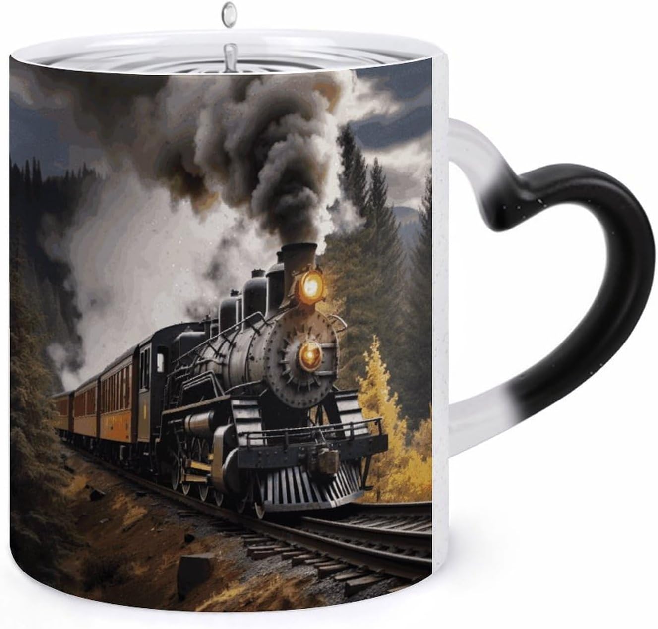 Color Changing Mug, Novelty Coffee Magic Cup, Steam Train