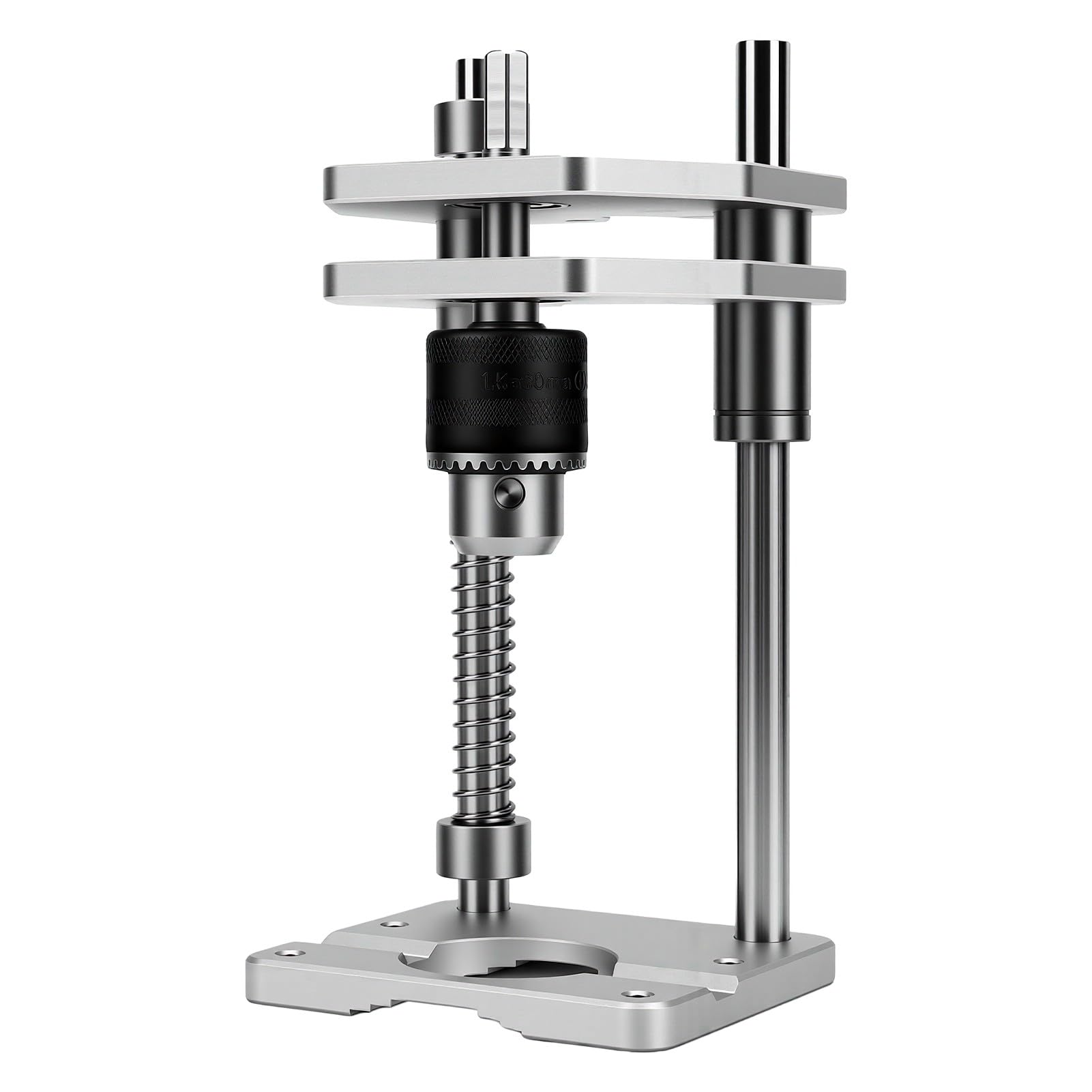 Zerodis Guía de Taladro Portátil, de 3.8 Pulgadas, Soporte de Aluminio 6061