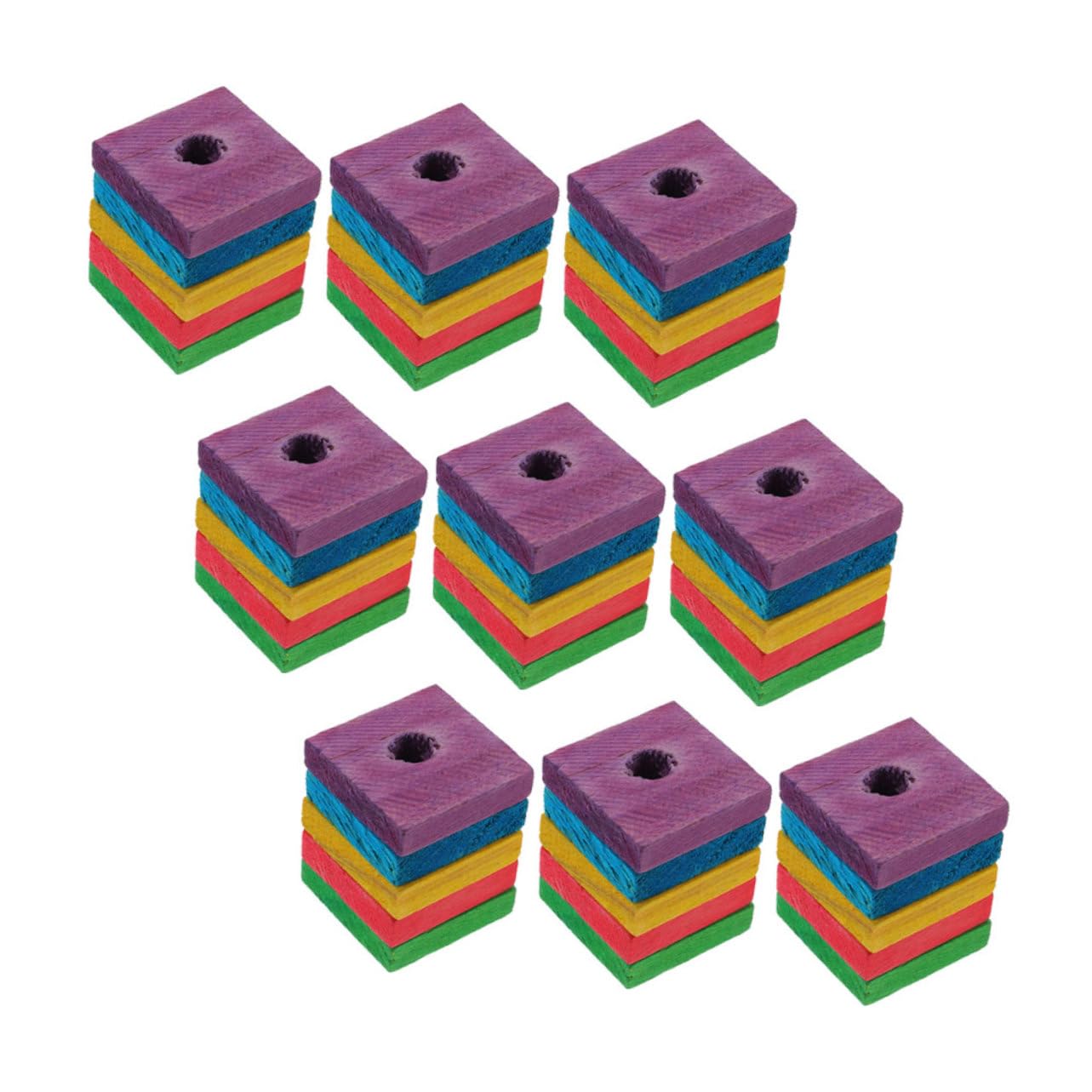 BESPORTBLE 250 Piezas Juguete de astillas de Madera para Loros Taco Madera mordedura de pájaro Juguete pájaro de de para Masticar Aves cacatúas de Loro s