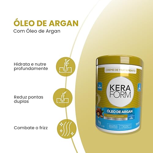 Miniatura 2 de Linha Keraform (Tratamento) - Crema intensivo Oleo de Argán 2.2 lbs - Colección Keraform (Tratamiento) - Aceite de Argán Crema Intensiva Net 32.27