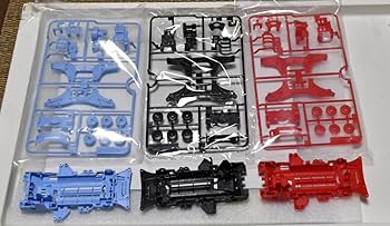 Amazon.co.jp: ミニ四駆 VZシャーシセット 3色 パステルブルー