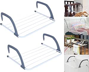 Radiator drying racks, set of 2pcs drying racks, balcony drying racks ...