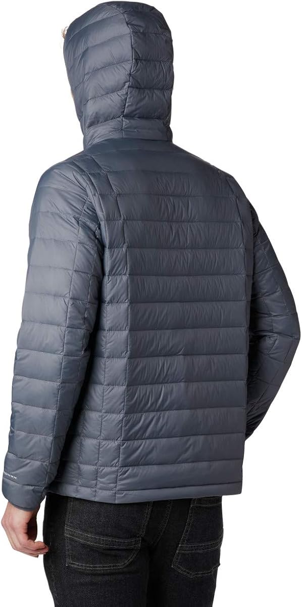 Columbia Mens, Voodoo Falls 590 TurboDown Hooded Jacket, Graphite, X-Large