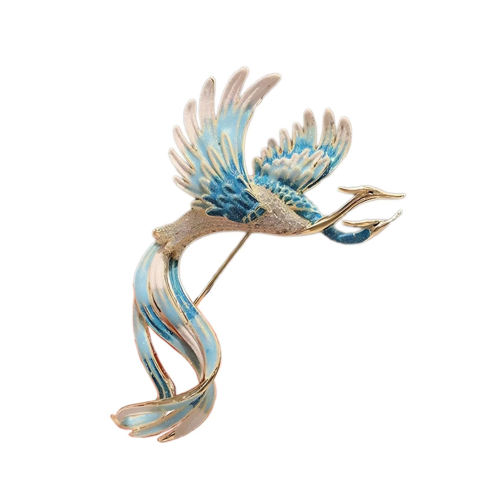 Brooch Pin for Women, Saree Pin, Brooches for Women, Elegant Phoenix Design for Ethnic and Western, Versatile Accessory for Dresses and Scarves