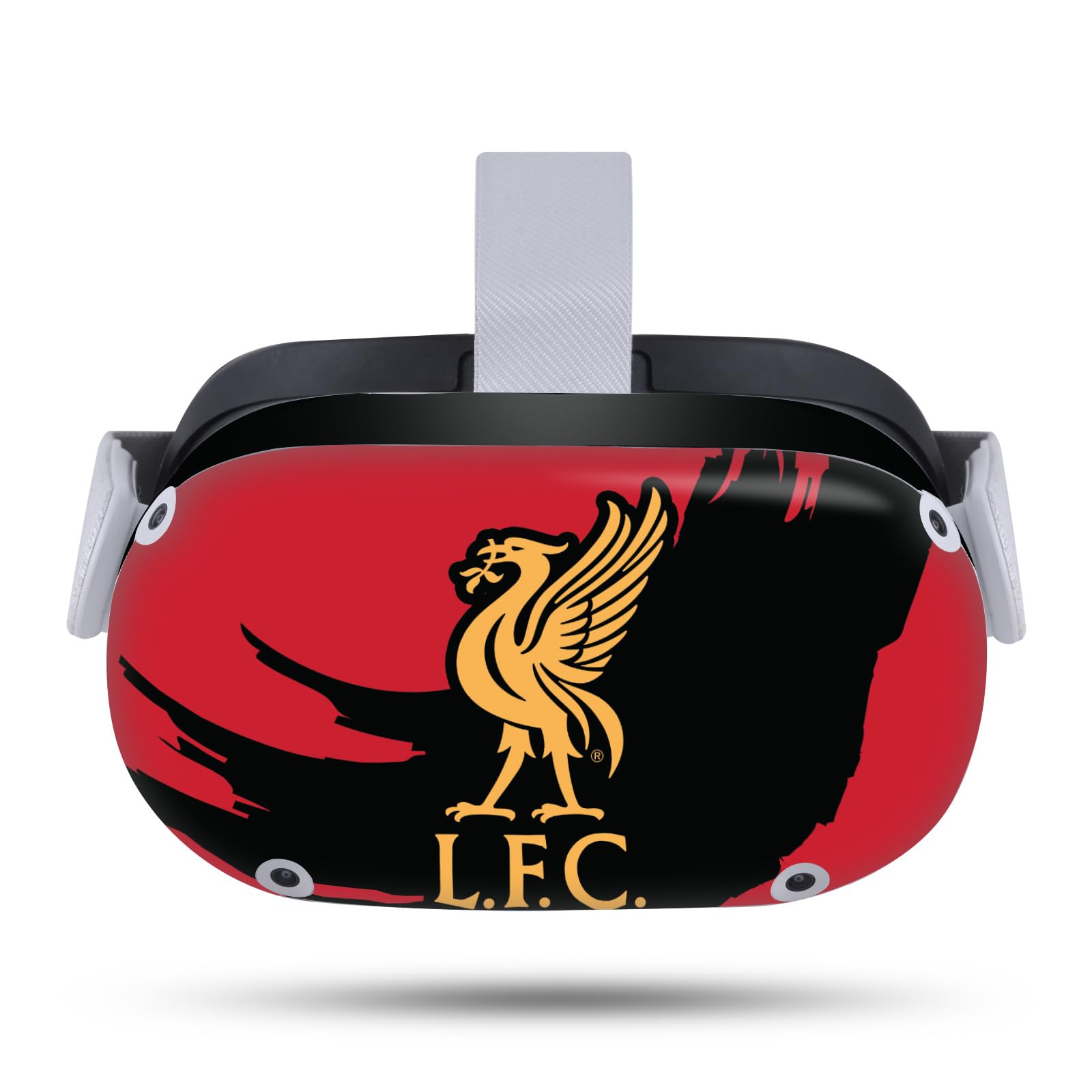 Head Case Designs Officially Licensed Liverpool Football Club Sweep Stroke Art Vinyl Sticker Skin Decal Cover Compatible with Meta Quest 2