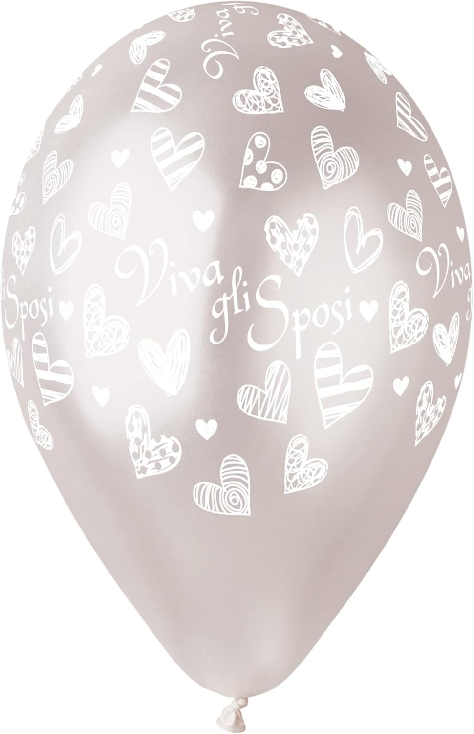 Ciao Hochzeitsluftballons 25 Stück - Oggi Sposi Crystal 33cm Transparent