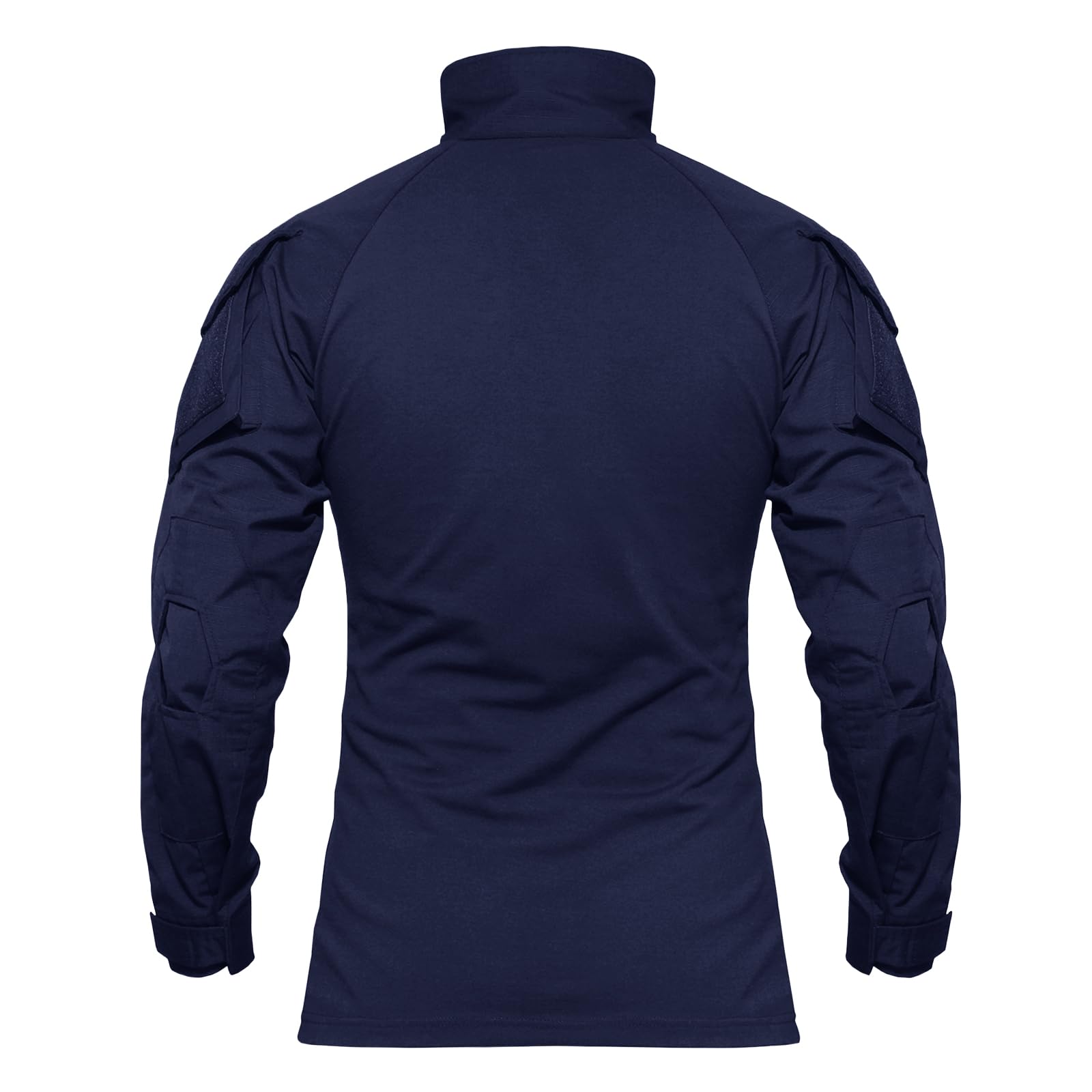 TACVASEN T-Shirt de Combat à Manches Longues T Shirt de Militaire pour Hommes avec Poches