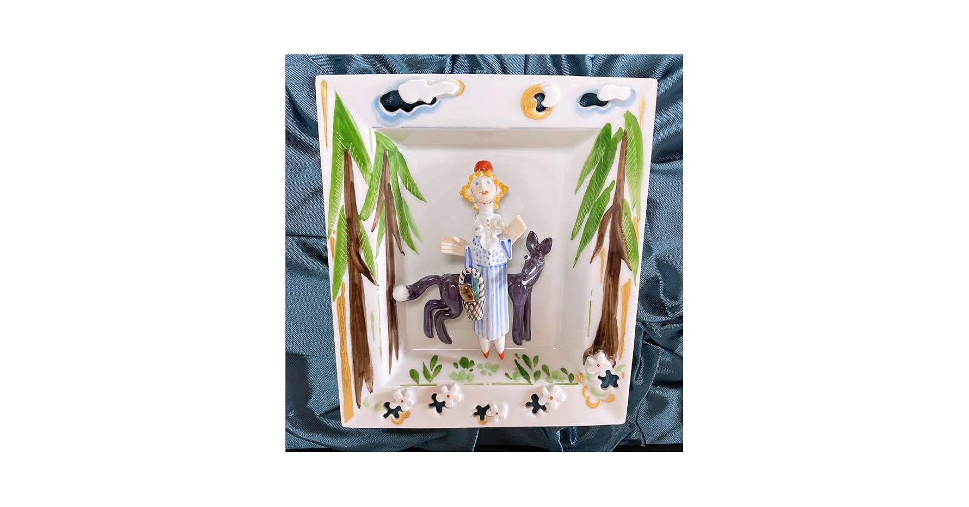 Amazon.co.jp: マイセン Meissen プラーク 赤ずきんちゃんと狼