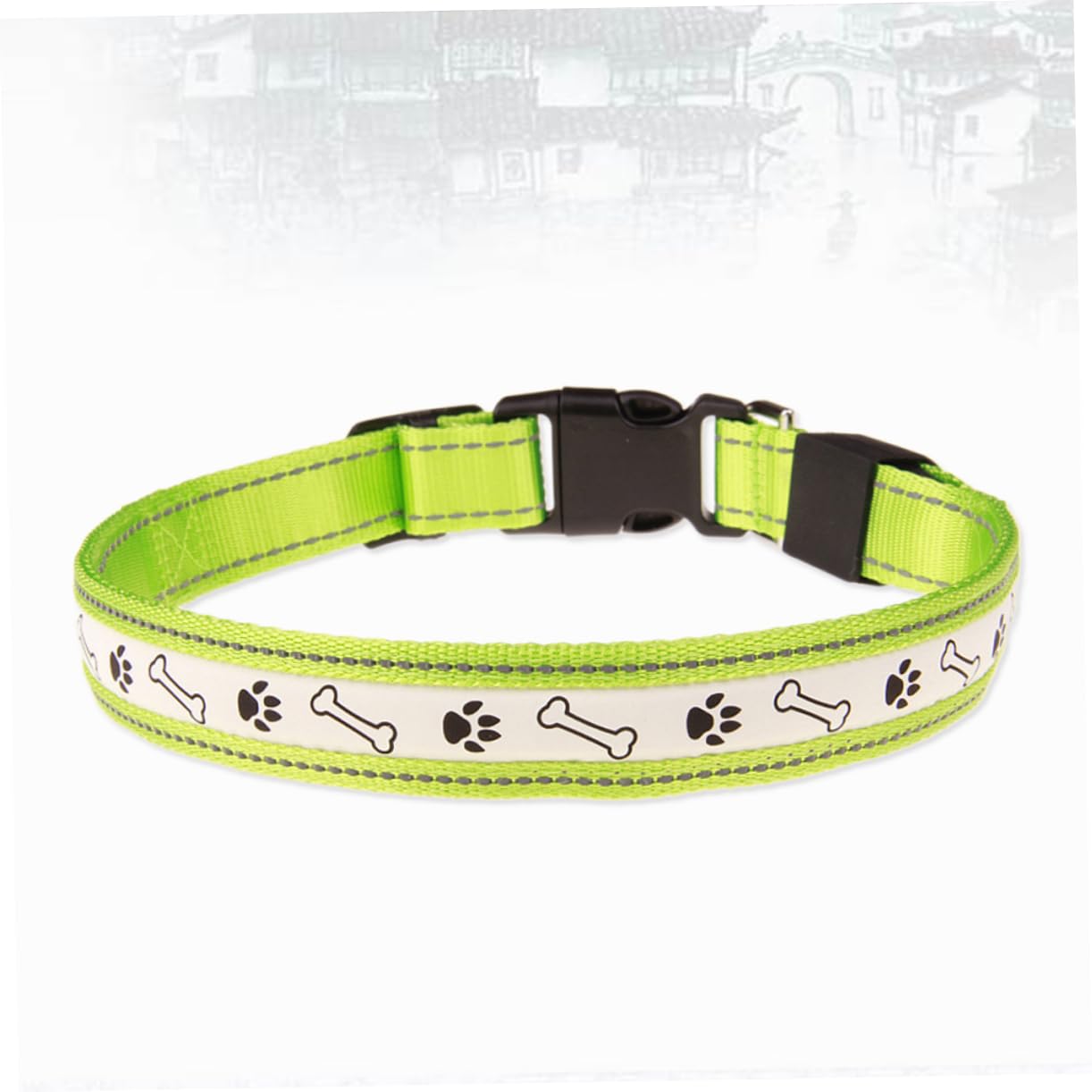 Sosoport 2stücke Haustierhalsband Mit Aufladbarem Akku Leuchtendes Verstellbares Hundehalsband Für Optimale Sichtbarkeit Bei Nacht Für Beim Spaziergang Und Camping