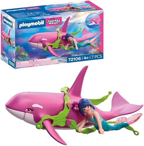 Playmobil Playmobil 72106 Orca con sirena - Novedades 2026 - El Mundo Click 1 Playmobil · Fantasy & Magic Orca con Sirena