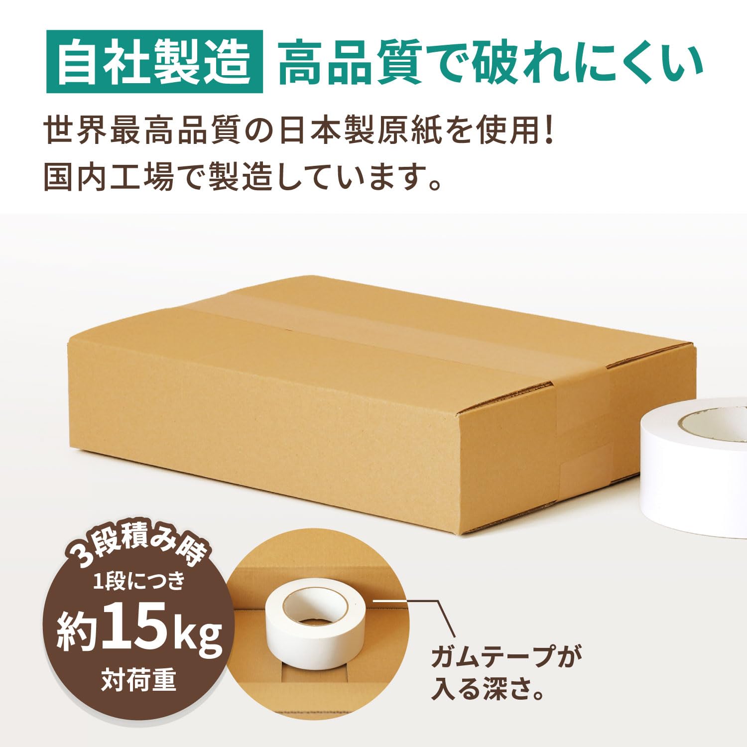Amazon.co.jp: アースダンボール 60サイズ A4 浅型 10枚入 段ボール 60 