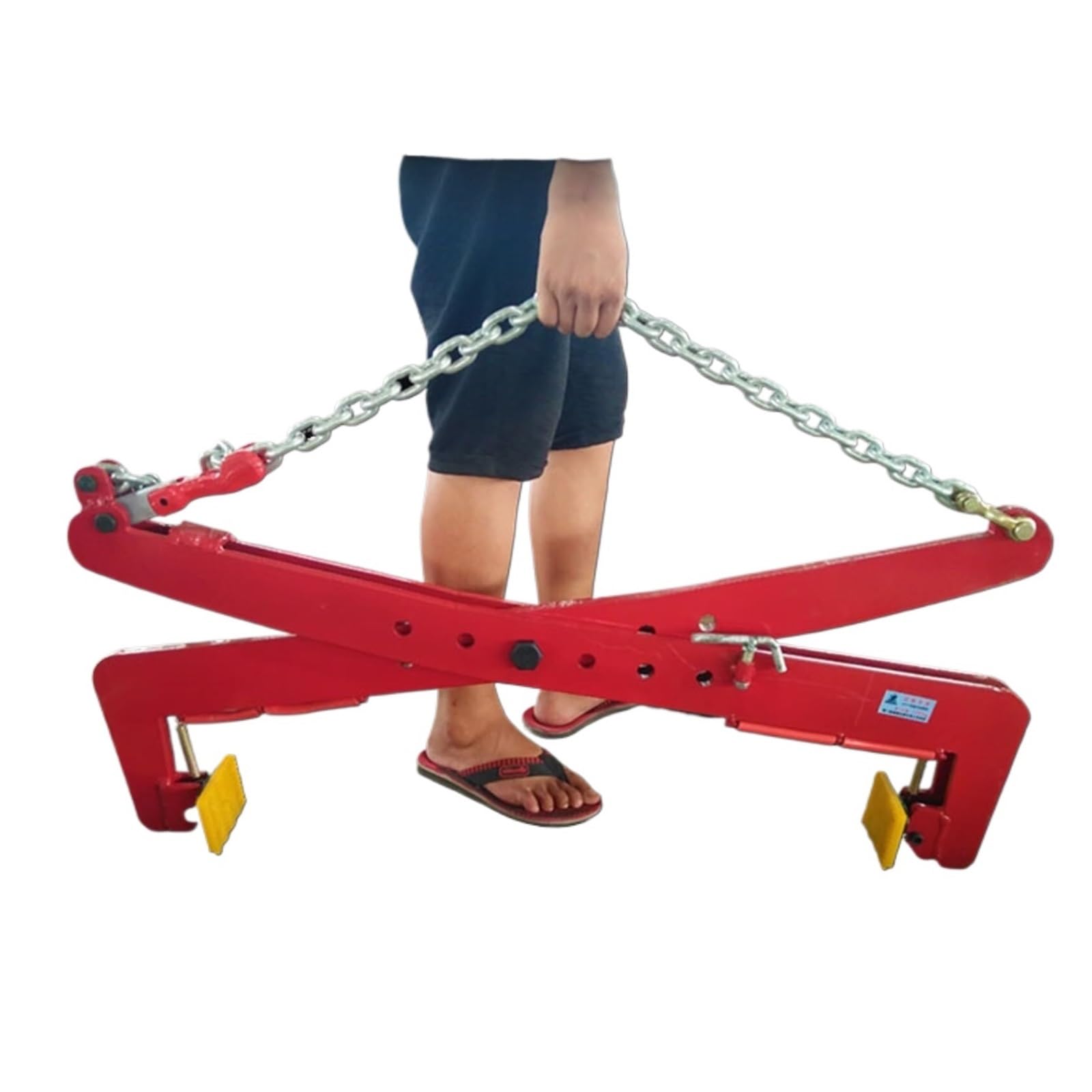 Lifting Clamp Granite Slab Lifting Clamp Heavy Duty Stone Scissor Lifter Clamp for Marble, Concrete Blocks, Slate Sheets(12in)