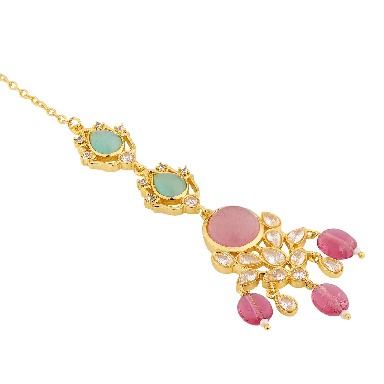 Queens of Rajasthan Siaara Maang Tikka for Women,Wedding,Bridal,Dulhan,Bridesmaid,Traditional,Ethnic,Royal,Gift for Women & Girls-image-20