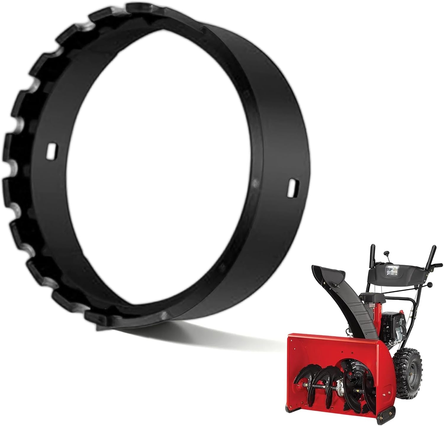 Snowblower Inner and Outer Retainer Ring Set 337227MA 585193MA, for Craftsman Replacement Parts for Chute Retention