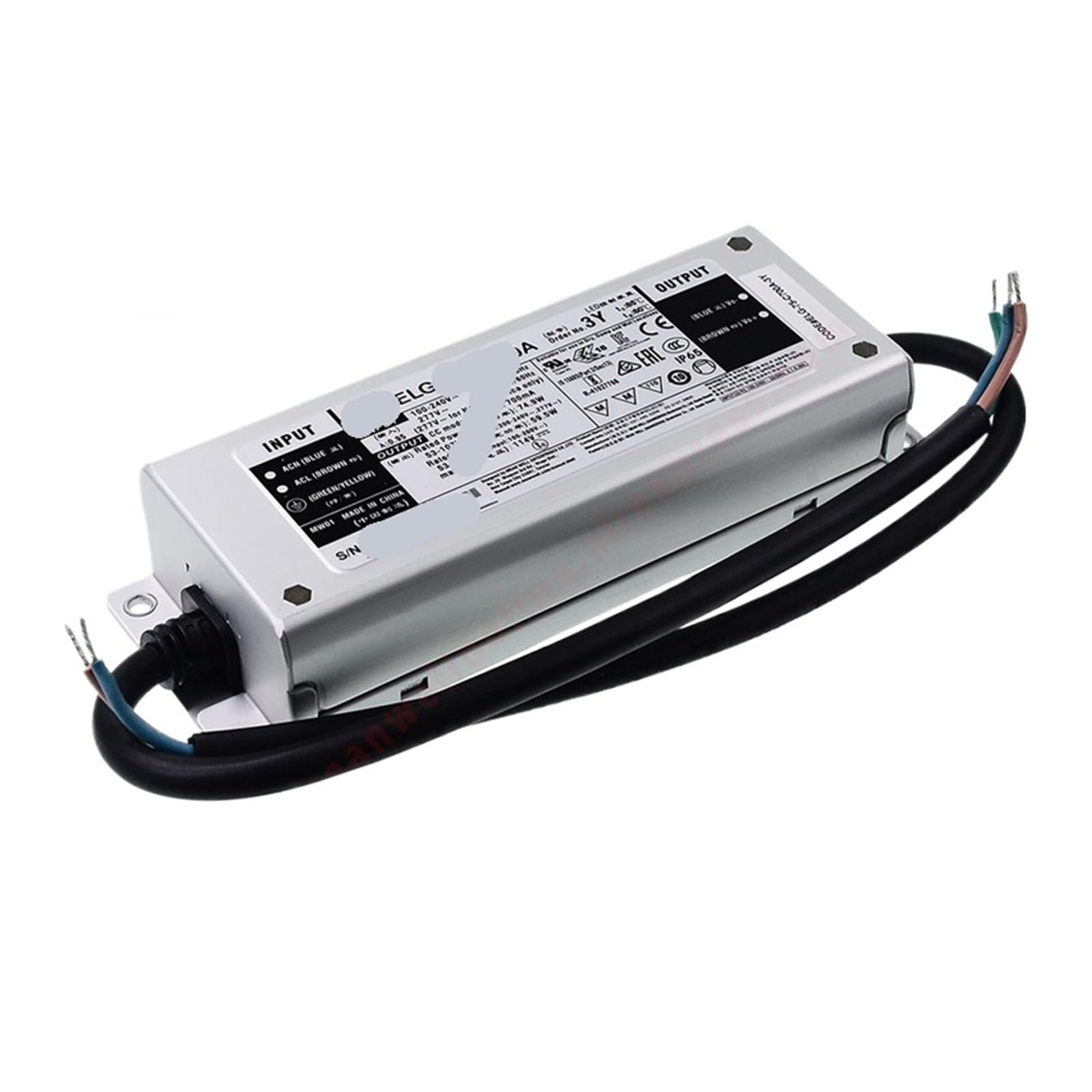Alimentation LED 1050mA transformateur étanche IP65 IP67 variateur tension 35-71V constant