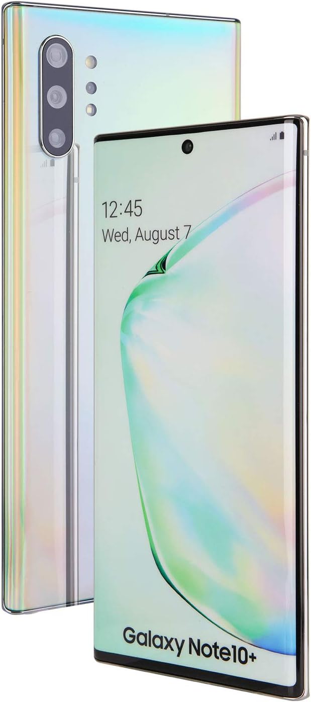 Dummy Phone for Samsung Note 10 S10 Fake Phone Model Replica Non-Working Colored Screen 1:1 Scale (Note10+ Aura Glow)