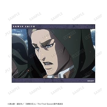 進撃の巨人　ヘキサライド　メモリアルブロマイド　エルヴィン ヘキサライド 進撃の巨人 メモリアルブロマイドブック リヴァイ