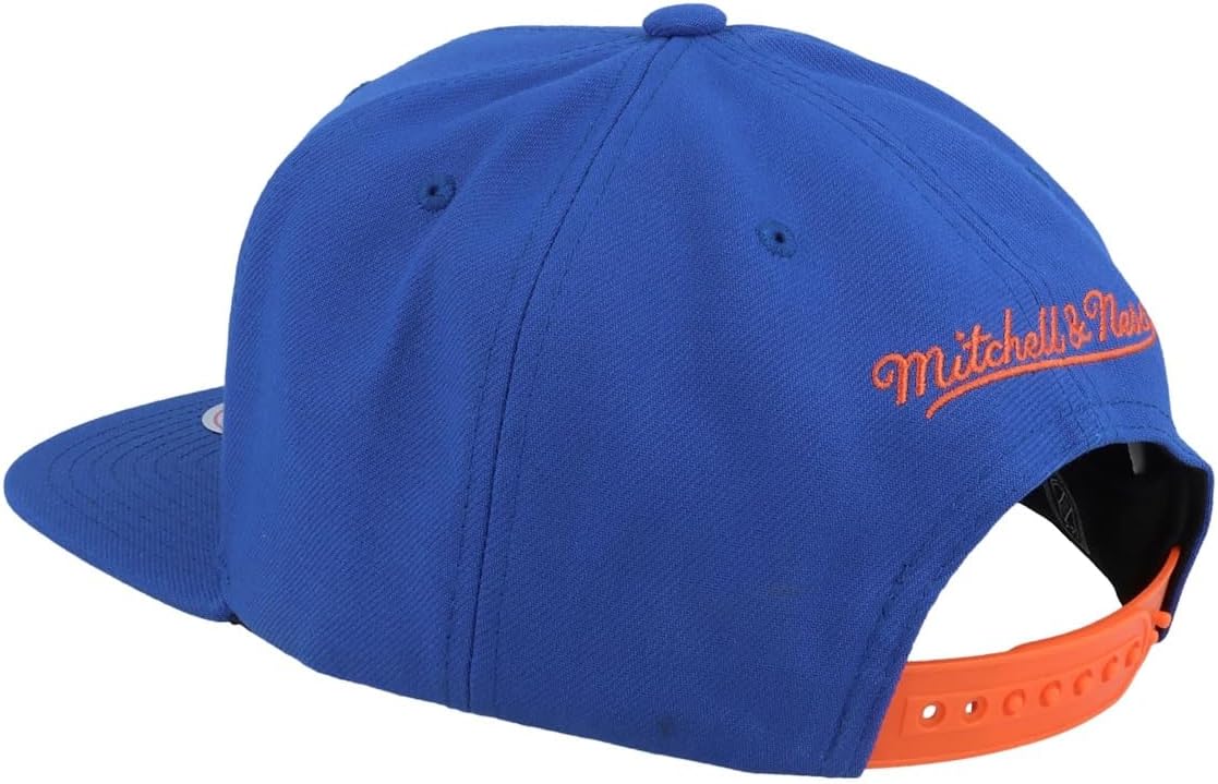 Mitchell & Ness NHL New York Islanders Retro Lock Up Snapback Hat Cap Blue - Image 6