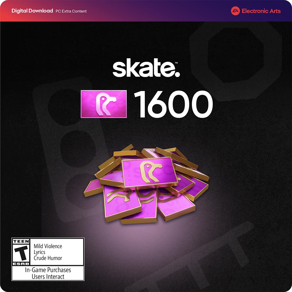 skate - 1600 San Van Bucks - PC EA App Online Game Code