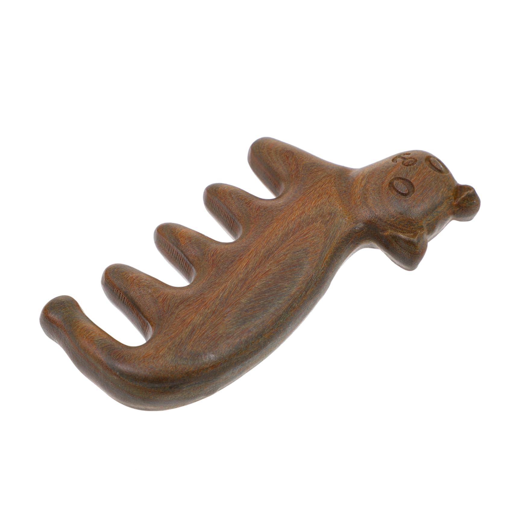 TOVINANNA 1pc Kitten Green Sandalwood Comb Shampoo Comb Acupoint Creative Massage Comb Massagers Face Tools Held Scalp Wooden Comb