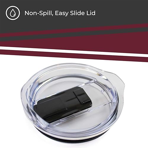 Miniatura 84 de Campus Colors Vaso de acero inoxidable de la NCAA perfecto para el día del partido, 18 onzas, doble pared, mantiene las bebidas perfectamente Azul