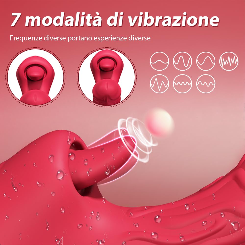Vibratoreper Donna Professionale Sex Toys Dildo vibrante realistico Vibratore G-point femminile 7 * 7 Modalità vibratoria Adatto a coppie Donna Materiale silicone impermeabile