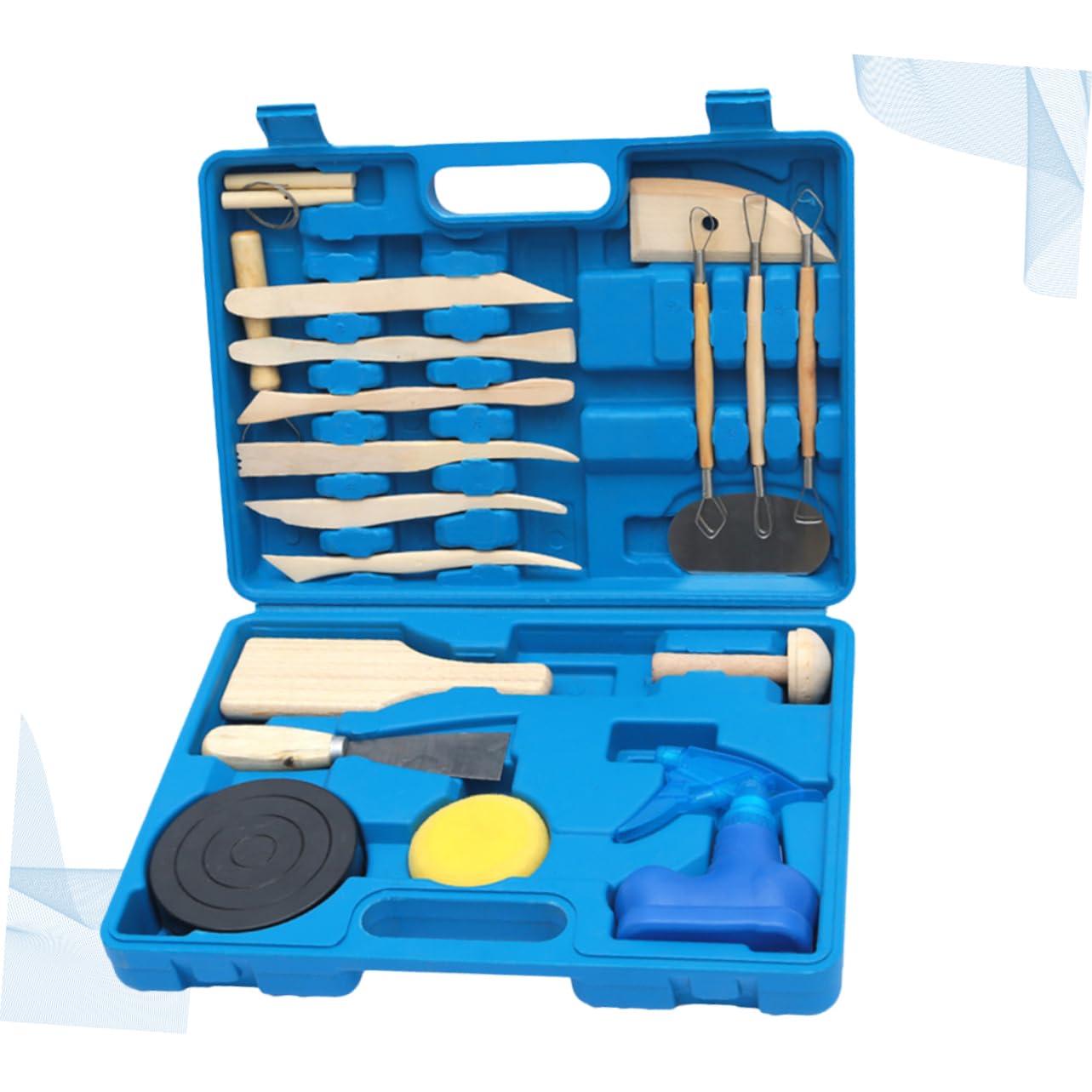 Housoutil 19 Piezas Kit de Herramientas para Esculpir Arcilla Instrumentos para Figuras de Arcilla para Modelar Casa Aula