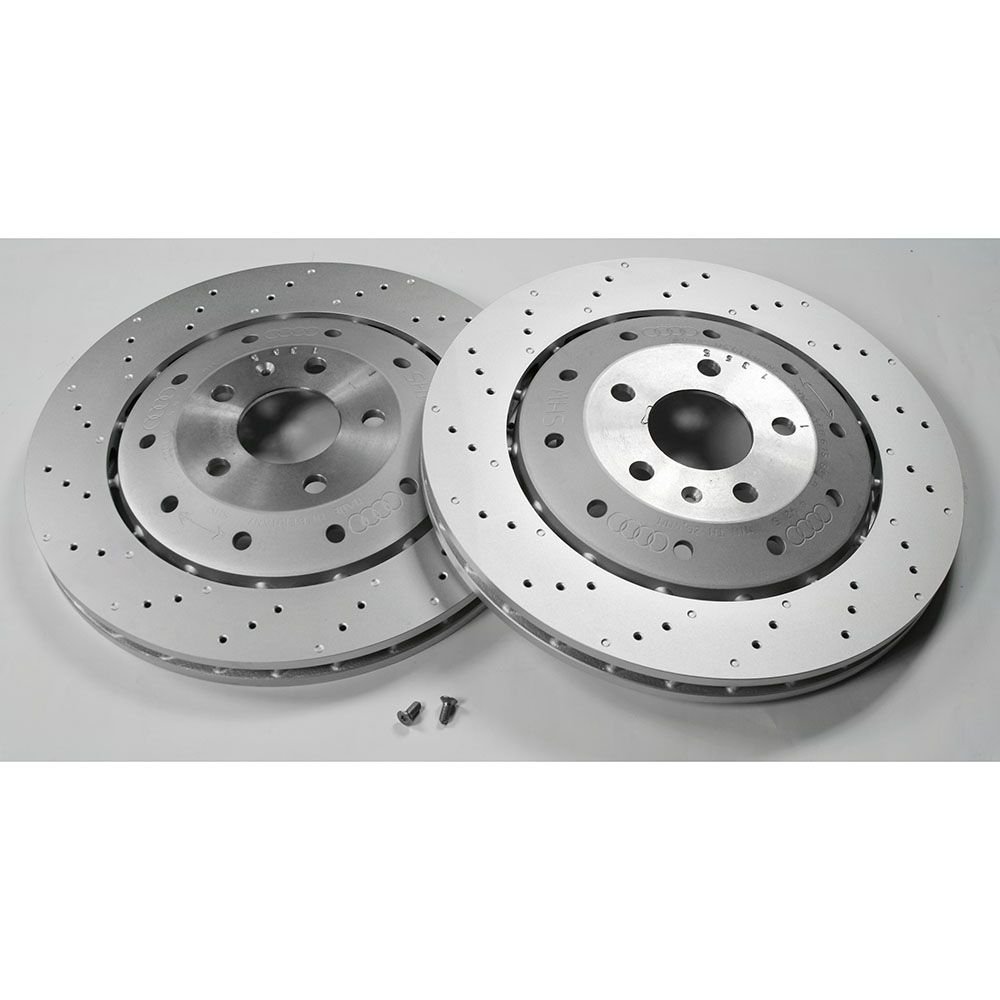 Juratek Front Brake Disc Rotors For Audi A6 (C6) 2004-2011 – 321mm, Vented, Pair