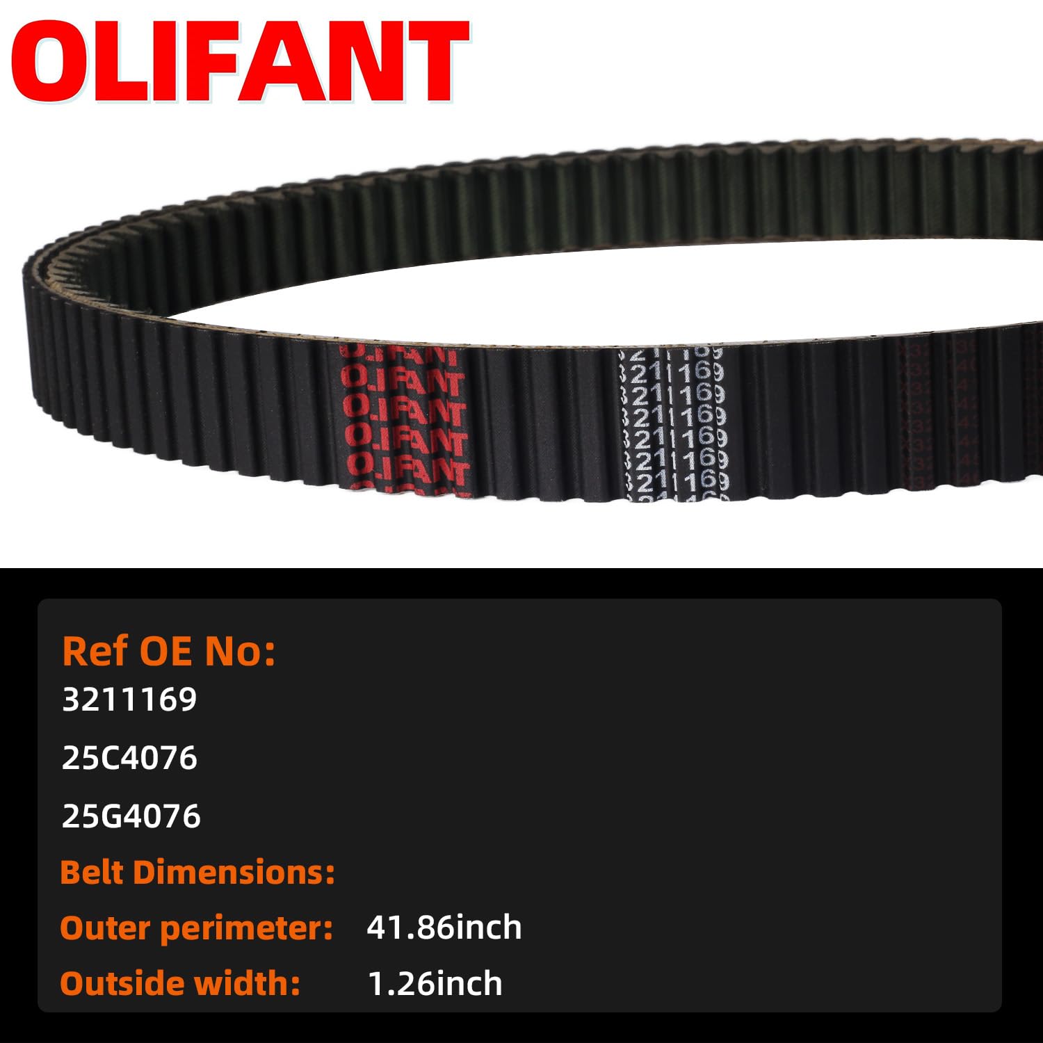 Amazon.com: 3211169 Drive Belt for Polaris Ranger 500 2017