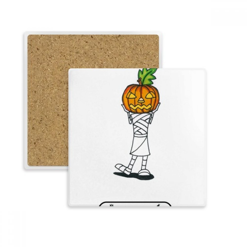 Sous-verre Halloween en pierre absorbante pour d&eacute;corer vos ap&eacute;ritifs d'automne
