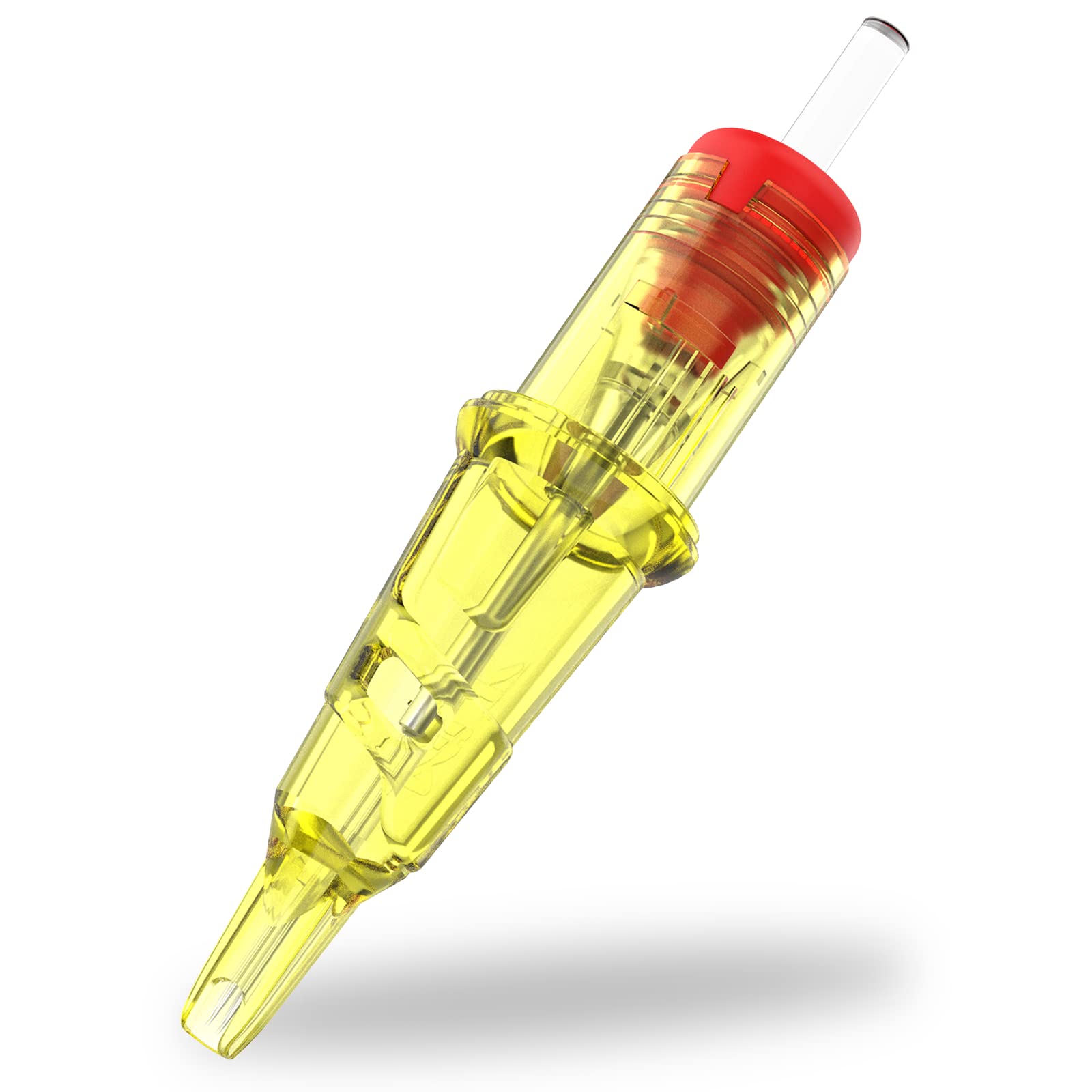 MLK BRO Tattoo Cartirdge Needles - 20Pcs Disposable Tattoo Curved Magnum Needles 21CM,#10 Bugpin Long Taper Box of 20Pcs for Tattoo Rotary Machine Supply