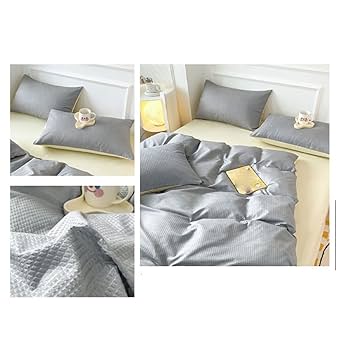 maan寝具セット Amazon｜[tqqem] 布団カバー セミダブル 4点セット イエロー