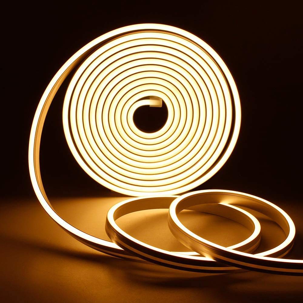5 Meter neon Light Strip | Waterproof led Strip Lights for Decoration | neon Strip Light for Customized Name | Rope Light for Indoor, Outdoor, Tv, Gaming Room (Warmwhite)