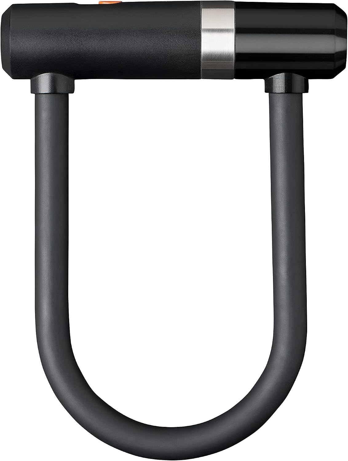 AXA Newton Mini Bike U-Lock with Loop Cable, Heavy-Duty Anti-Theft U Lock with 14 mm Hardened Steel Shackle & 10 mm x 3.25 ft (100 cm) Security Cable, Compact & Portable, Includes Mount & Keys