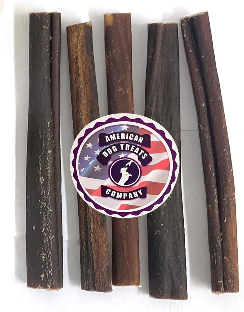 All-Natural Digestible Dog Chews - Healthy & Long-Lasting Treats for Dogs (Pack of 20, Braided Bully Sticks)