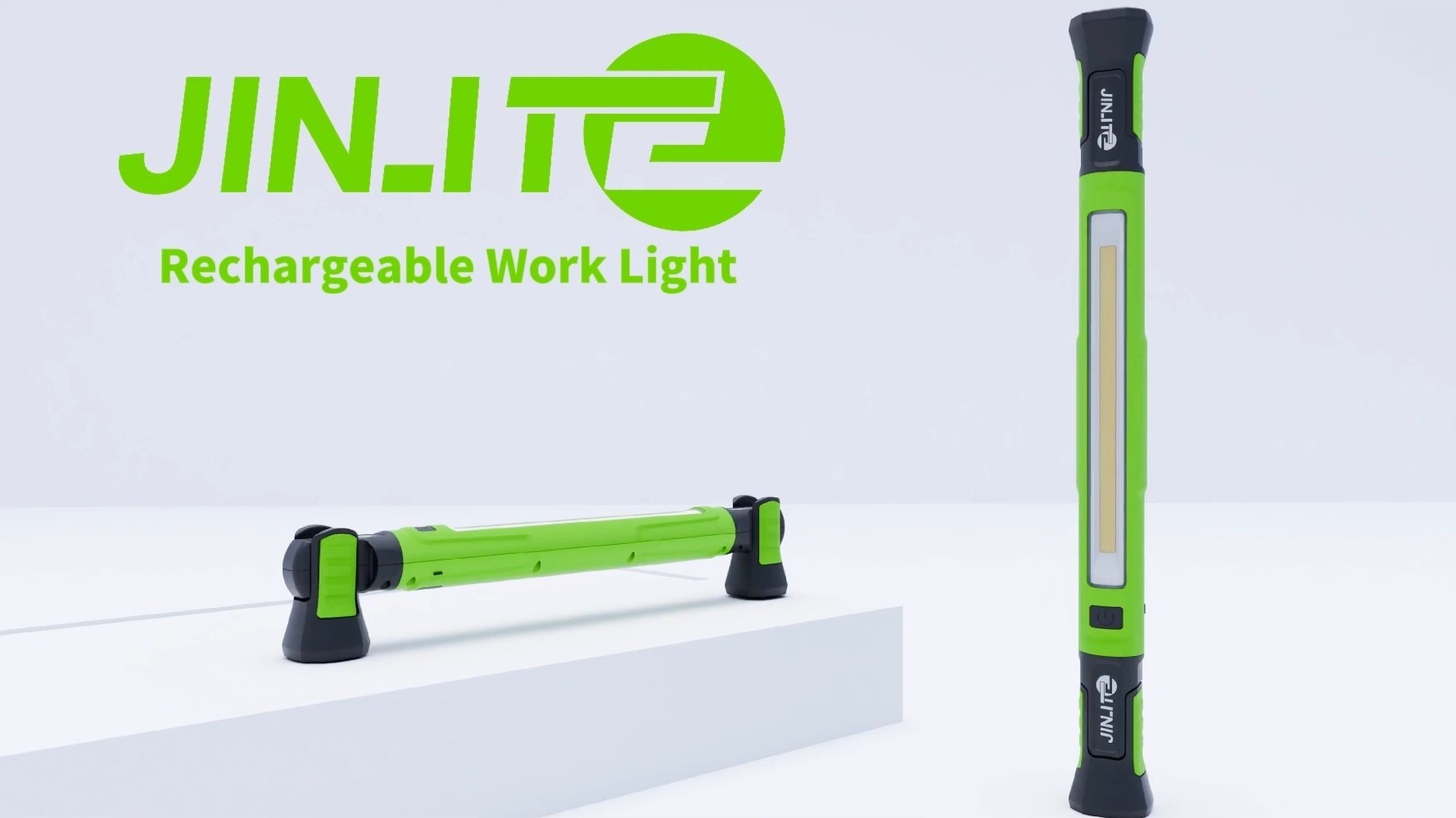 JINLITE Magnetic Work Light - 3000LM Rechargeable LED Work Light