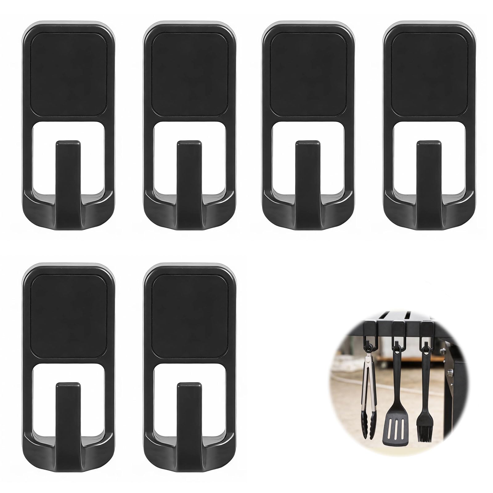 Crochets magnétiques de suspension extérieure pour ranger vos outils de barbecue