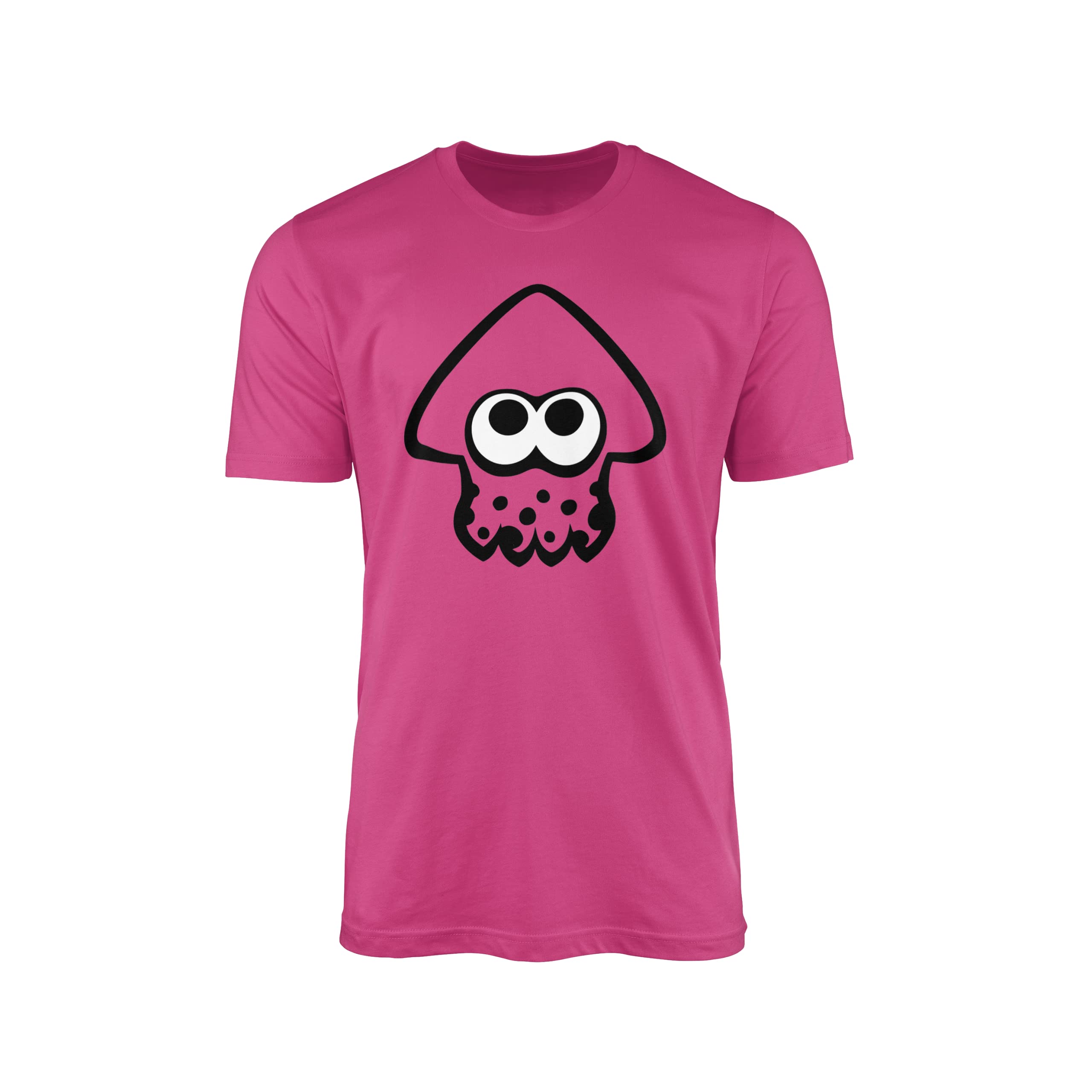 Smartypants Unisex Pink Inkling Squid T-Shirt Top Tee - Fun Kids Childs Adults Teens Multiple Colours Friend Group Team Play Switch Game Gamer Geek Nerd Inspired Gift Present (12-13 Years, )