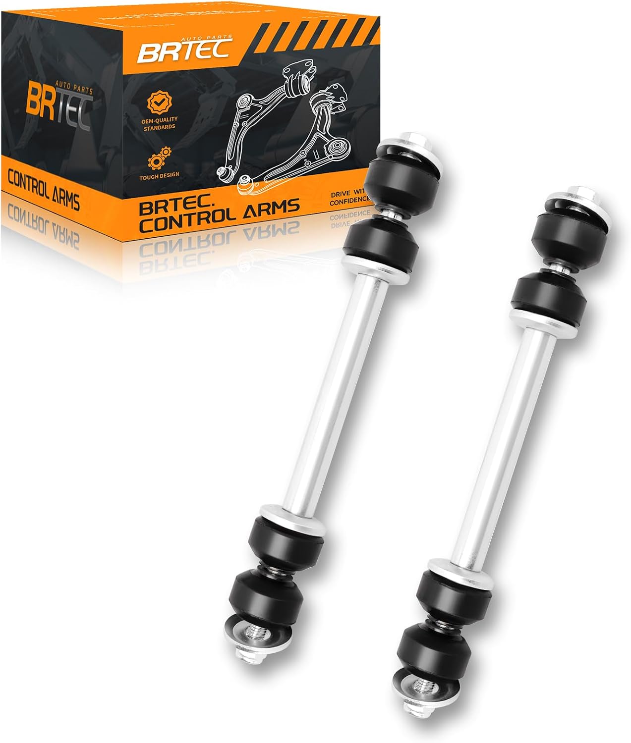 BRTEC Front Sway Bar End Links for Chevrolet Silverado 3500 HD and Select GM Trucks