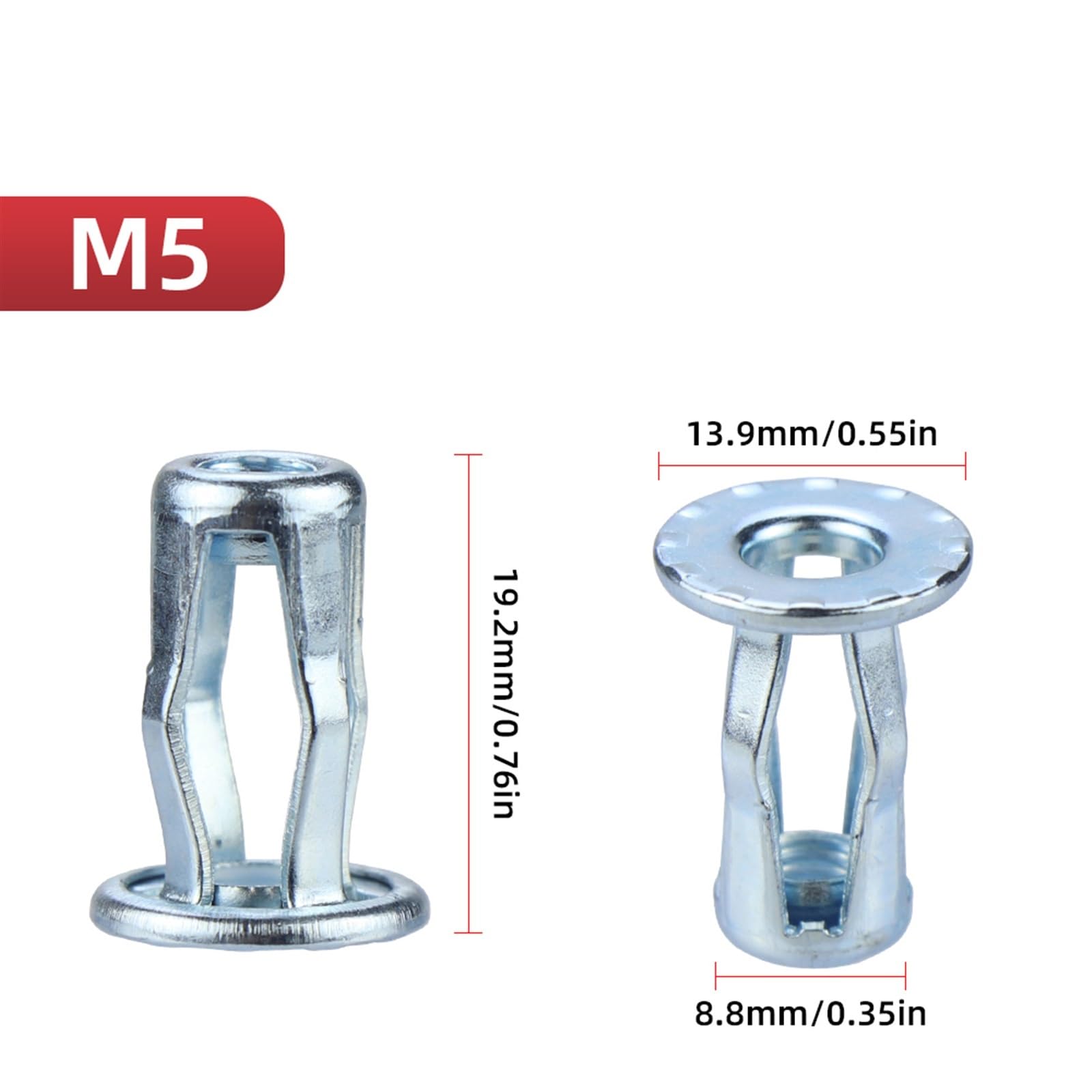 Amazon.com: 10pcs M4 M5 M6 M8 Alloy Jack Nuts Expansion Clamp  